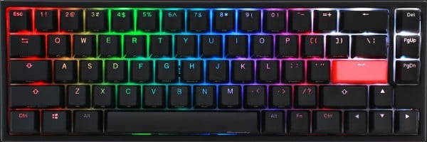 TECLADO GAMER DUCKY ONE 2 MINI RGB KAILH BOX WHITE SWITCH  MECANICO ISO SP